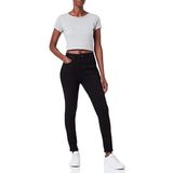 JACK & JONES Kadın JJXX JXVIENNA SKINNY HW MS1011A DNM NOOS Kot Pantolon, Black Denim, L