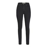 JACK & JONES Kadın JJXX JXVIENNA SKINNY HW MS1011A DNM NOOS Kot Pantolon, Black Denim, XS