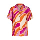 JACK & JONES Kadın JXGRACE SS SATIN SHIRT WVN Gömlek Soluk Turuncu S