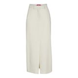 JACK & JONES Kadın JXMARY MW LONG SKIRT TLR Uzun Etek Kemik Rengi S
