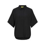JACK & JONES Kadın JXMIA SS MUSLIN SHIRT WVN Gömlek Siyah S