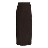 JACK & JONES Kadın JXOCEAN LINEN BLEND WRAP SKIRT WVN Uzun Etek Koyu Kahve M