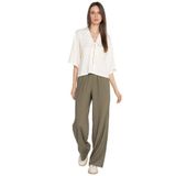 JACK & JONES Kadın JXPOPPY LINEN HW PANT PNT Pantolon, Dusty Olive, XS