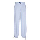 JACK & JONES Kadın JXRAYA LINEN MW PANT PNT Pantolon Mavi S