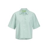 JACK & JONES Kadın JXSIVA OXFORD SS SHIRT WVN Gömlek Su Yeşili M