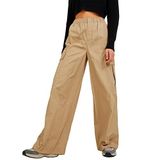 JACK & JONES Kadın JXYOKO COSY CARGO PANT PNT NOOS Pantolon Koyu Bej XS