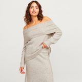 Jack & Jones Kadin Madonna Yaka Yün Karisimli Kazak - Minka - 0019-Bej