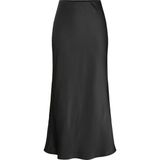Jack & Jones Kadin Maxi Boy Saten Etek - Tine - 001Siyah