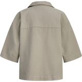 Jack & Jones Kadin Nakis Detayli Resort Yaka Gömlek - Global - XS - 00430 Yeşil