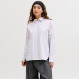 Jack & Jones Kadin Oversize Fit Uzun Kollu Gömlek - Zola - 370Mor