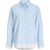 Jack & Jones Kadin Relaxed Fit Uzun Kollu Gömlek - Caro - 01-Mavi