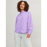 Jack & Jones Kadin Relaxed Fit Uzun Kollu Gömlek - Mission - Lila