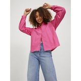 Jack & Jones Kadin Relaxed Fit Uzun Kollu Gömlek - Mission - Pembe