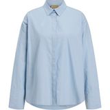Jack & Jones Kadin Relaxed Fit Uzun Kollu Poplin Gömlek - Caro - 05T-Mavi