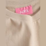 Jack & Jones Kadin Sirt Baskili Loose Fit Tisört - Millow - 002-Bej