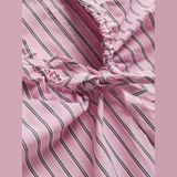 Jack & Jones Kadin Sirt Dekolteli Çizgili Gömlek - Magna - XS - 310 Pembe