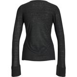 Jack & Jones Kadin Slim Fit Bisiklet Yaka Triko Kazak - Alberte - 0 - Siyah