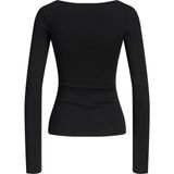 Jack & Jones Kadin U Yaka Uzun Kollu Tisört - Star - 0-Siyah - M
