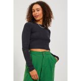 Jack & Jones Kadin Uzun Kollu Crop Tisört - Feline