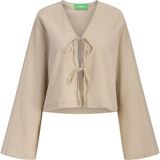 Jack & Jones Kadin V Yaka Bluz - Zoe - 05-Bej - XS