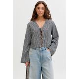 Jack & Jones Kadin V Yaka Bluz - Zoe