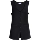 Jack & Jones Kadin V Yaka Kolsuz Yelek - Valerie - 0 - Siyah - XS