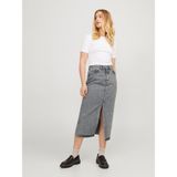 Jack & Jones Kadın Yırtmaçlı Maxi Denim Etek - Adya - Gri - XS