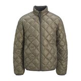 JACK & JONES Kapitone Çift Taraflı Mont, S, 12282608, Volcanic Ash, Erkek