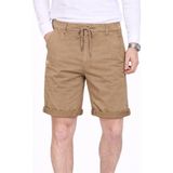 Jack & Jones Kaprl IRMIXM8J Straıght Fıt Bagcıklı Kemerlı Erkek Cep Sort - Camel