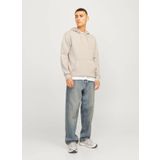 Jack & Jones Kapüşon Yaka Ekru Erkek Sweatshırt 12256534_JJELEGACY SWEAT HOOD NOOS