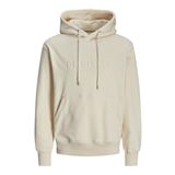 Jack & Jones Kapüşon Yaka Kırık Beyaz Erkek Sweatshırt 12262811_JORFREDERIKSBERG SWEAT HOO, 2XL, 5003178428