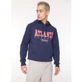 Jack & Jones Kapüşon Yaka Lacivert Erkek Sweatshırt 12261178_JORBIG SWEAT HOOD EXC