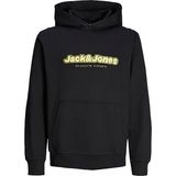 Jack & Jones Kapüşon Yaka Siyah Erkek Sweatshirt 12261431-JCOTAMI SWEAT HOOD, L