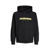 Jack & Jones Kapüşon Yaka Siyah Erkek Sweatshırt 12261431_JCOTAMI SWEAT HOOD