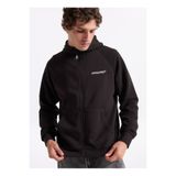 Jack & Jones Kapüşon Yaka Siyah Erkek Sweatshırt 12278609_JJTHATCHER SWEAT ZIP HOOD