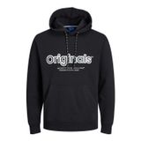 Jack & Jones Kapüşon Yaka Sweatshirt, 2XL, 12246802, Siyah, erkek