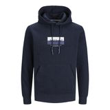 Jack & Jones Kapüşon Yaka Sweatshırt, XL, 12242197, Lacivert, erkek