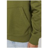 Jack & Jones Kapüşon Yaka Yeşil Erkek Sweatshırt 12242225_JCOWAFFLE BACKPRINT SWEAT