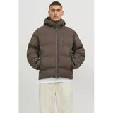Jack & Jones Kapüşonlu Cep Detaylı Puffer Mont - Sweep