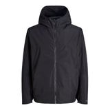Jack & Jones Kapüşonlu Erkek Ceket, Siyah, M Beden