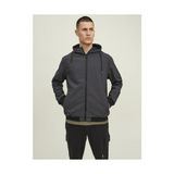 Jack & Jones Kapüşonlu Logolu Ceket- Classic - Asphalt