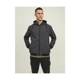 Jack & Jones Kapüsonlu Logolu Mont-12215818 - XL - Asphalt