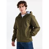 JACK & JONES Kapüşonlu Mont, XXL, Bilinmeyen, Yeşil, Erkek