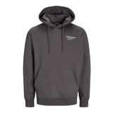 JACK & JONES Kapüşonlu Mor Sweatshirt, S, 12260010, Gri, erkek