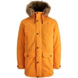 Jack & Jones Kapüşonlu Portakal Erkek Mont 12211948 - XL