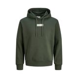 JACK & JONES Kapüşonlu Sweatshirt JJPAN SWEAT HOOD Duffel Bag Yeşili, XL, 12278618, Duffel Bag Yeşili, erkek