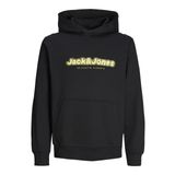 JACK & JONES Kapüşonlu Sweatshirt, S, 12261431, Siyah, erkek