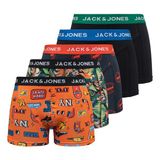 Jack & Jones Karışık 5'li Boxer Paketi - Elements - Lacivert