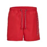 JACK & JONES Kırmızı Erkek Çocuk Deniz Şortu JPSTFIJI JJSWIM DOUBLE LOGO LY SN JNR, 12 yaş