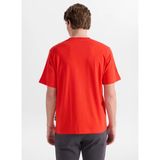 Jack & Jones Kırmızı Erkek Comfort Fit Logo Baskılı T-Shirt 12298984 Jcoclub Prınt Tee Crew